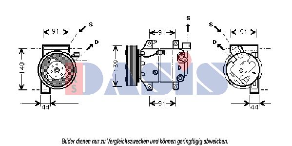 AKS DASIS Kompressori, ilmastointilaite 851374N